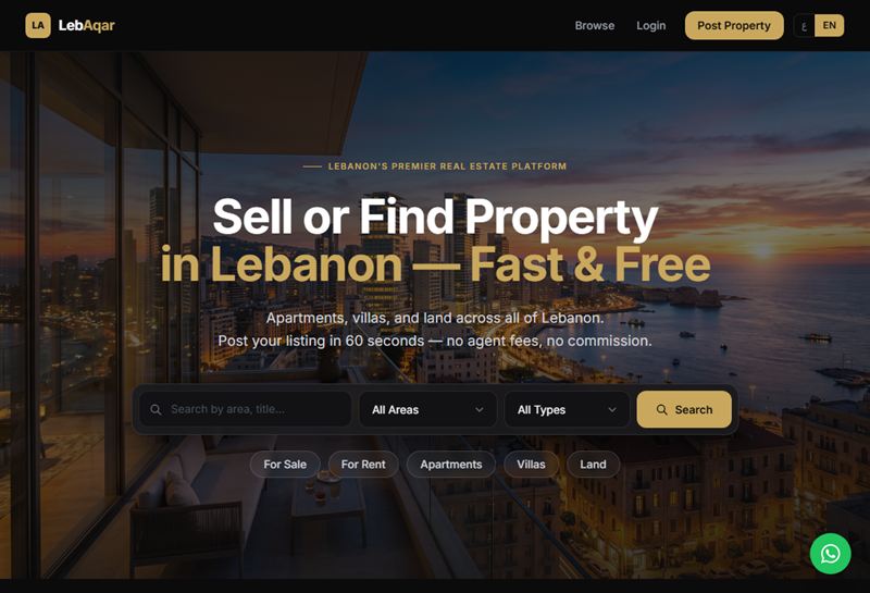Leb Aqar real estate, live